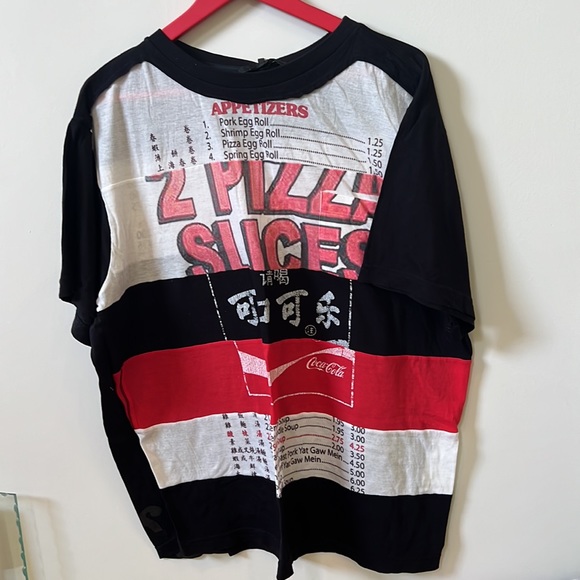 Marc Jacobs Mixed Cola-Pizza Short-Sleeve Cotton T-Shirt, NWT - Picture 5 of 11